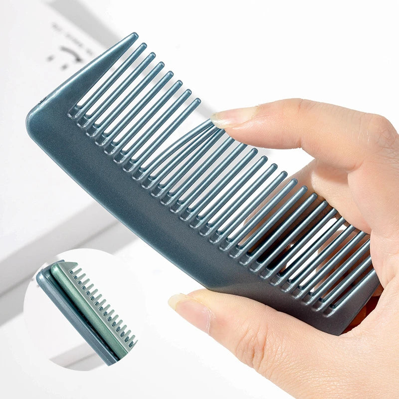 Small Wide Tooth Hair Relief Comb, Portable,portable, Smooth Hair, Handless Comb, Massage Oil Head, Back Head Quake
