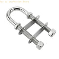 Adjustable Double-Clamp Rigging Clip for Wire Rope 4 Inch H8WE Quake D CN