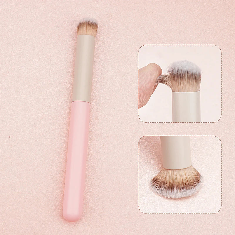 Sponge Concealer Makeup Brushes Lipstick Lip Brush Soft Powder Puff Wet Dry Use Face Contouring Blending Make Up Brush Tools Quake