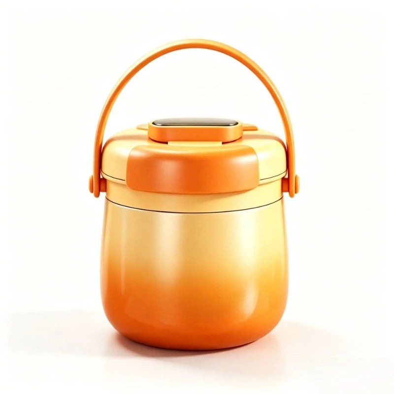 1PC 304 Stainless Steel Insulated Food Bucket Super Long Warm Retention Portable Bento Box for Work and School Lunc Quake
