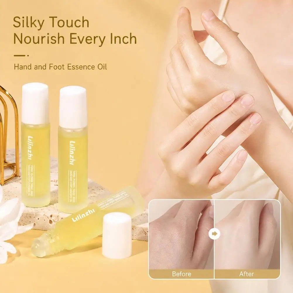 Triple Plant Hand And Foot Essence Oil, Moisturizing Hand & Foot Care Oil Hydrating Smoothing Repair For Dry, Cracked Skin Quake