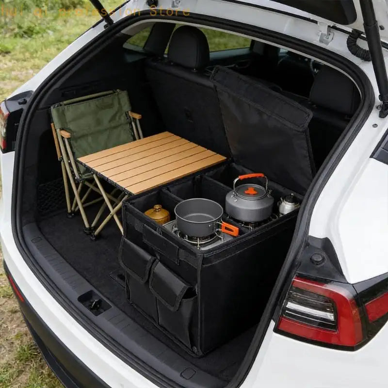 Organizing Container Multi Compartment Automotive Accessory SUV Cargo H8WE Quake