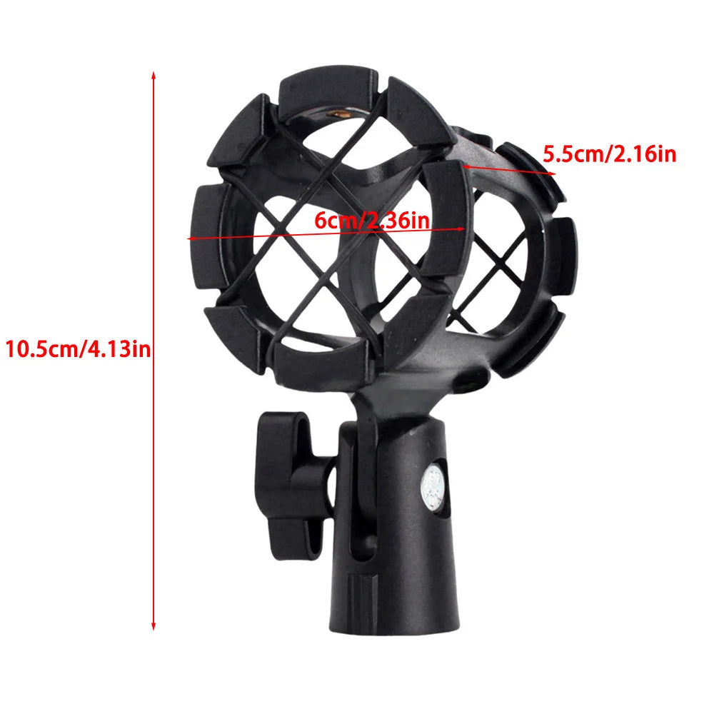 Microphone Shock Mount Microphone Shock Stand Anti Vibration Mic Holder Clamp Universal For Condenser Microphone Quake