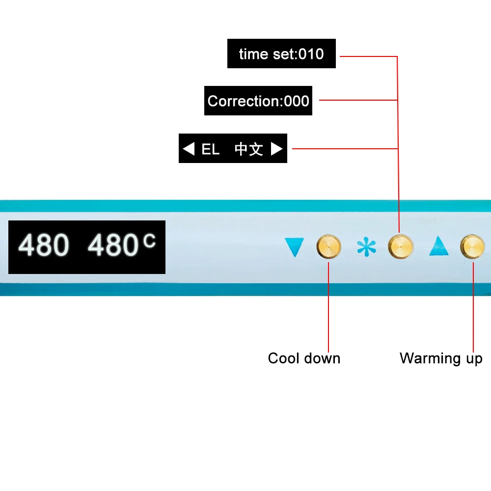 T210.JBC210 Mini Portable Electric USB Soldering Iron with Heating Block, Digital Display, USB Soldering Station Quake