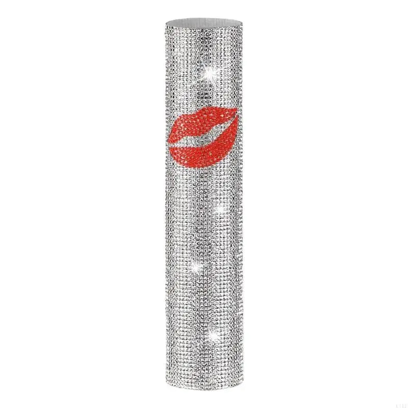 Rhinestones Microphone Handle Sleeve for Wireless Microphone Handle, Sparkly Grip Cover with Soft Inner Liner for Karaoke K1KF Quake 5 CN