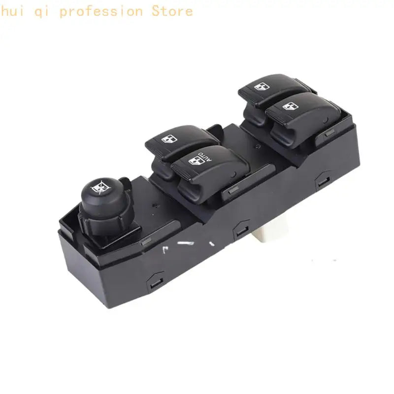 Door Window Control Assembly 12V Replacement Panel with 96552814 Reference, 4 Button Layout and Mirror Knob H8WE Quake