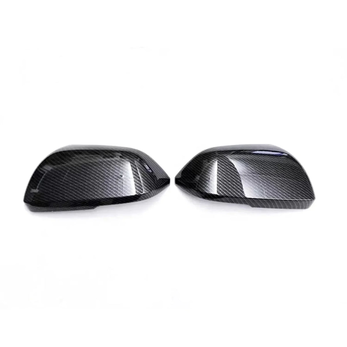 For Volkswagen VW Atlas Teramont 2017-2023 Car Sticker Rearview Side Mirror Cover Wing Cap Exterior Door Rear View Case Trim Quake Carbon