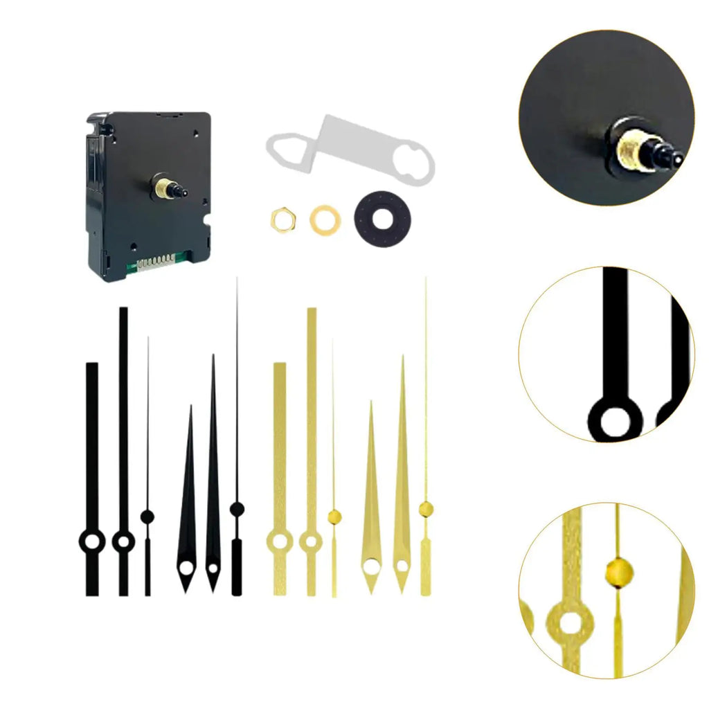 Clock Movement Sturdy Wall Clock Repair Parts Wall Clock Mechanism Motor Replacement Silent Mechanism Replacement for DIY Clocks Quake