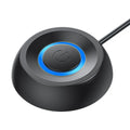 New External Desktop Switch LED Lights PC Motherboard Computer Startup Extension Cable Power On/Off Button For Desktop Computer Quake round cable black