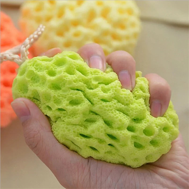 Comfortable Honeycomb Bath Ball Body Cleaning Exfoliante Shower Ball Does Not Fall Apart Soft Bath Sponge Children Kid Bath Ball Quake