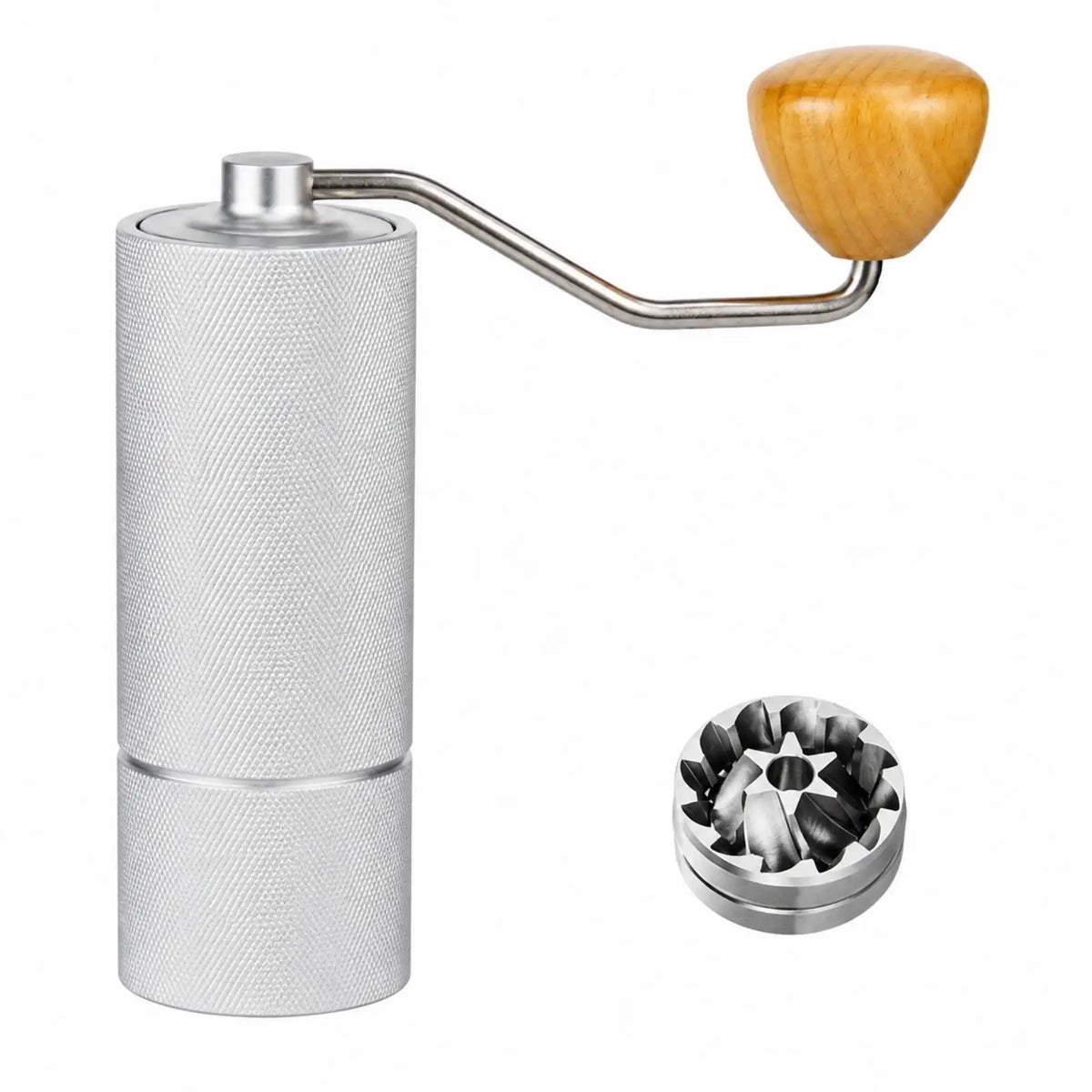 Manual Coffee Grinder Hand Crank Portable Mill for Travel Hiking Backpacking Fresh Coffee Making Quake