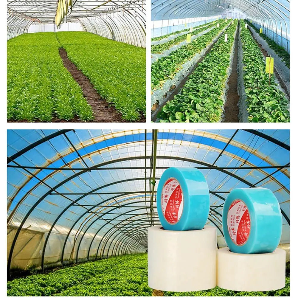 New UV Resistant Film Repair Tape Strong Adhesion Transparent Greenhouse Repair Patch Seaming Plastic Sheeting Tape Quake
