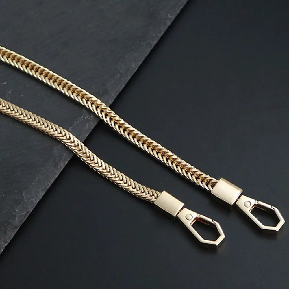Fashion Metal Bag Chain DIY Bag Strap Purse Replacement Chain Shoulder Bag Straps Small Handbag Belt Handle Chains Accessories Quake