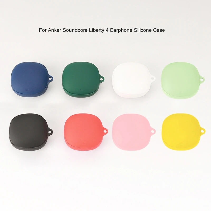 Headset Shockproof-Housing Skin-friendly Cover for Soundcore Liberty 4 Washable Shells Protect Non-slip Impact-resistant K1KF Quake