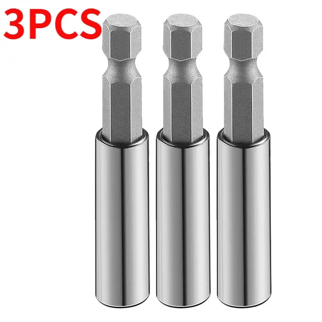 10/1pcs Magnetic Drill Bit Extension Rods Screwdriver Drive Guide 1/4 Hex Batten Head Quick Change Power Screw Driver Adapter Quake 3PCS