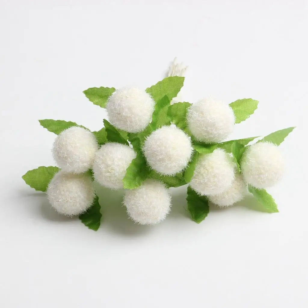 Artificial Berries Red Foam Berry Picks Small Realistic Fruit for Flower Garland Wedding Decor and Crafts Quake