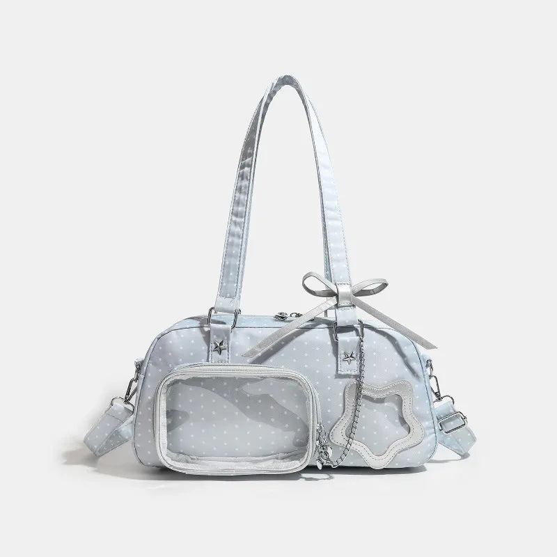 1pc Wave Point Pain Bag Y2k Wind Concert Star Chaser Single Shoulder Diagonal Crossing Baby Bag Quake