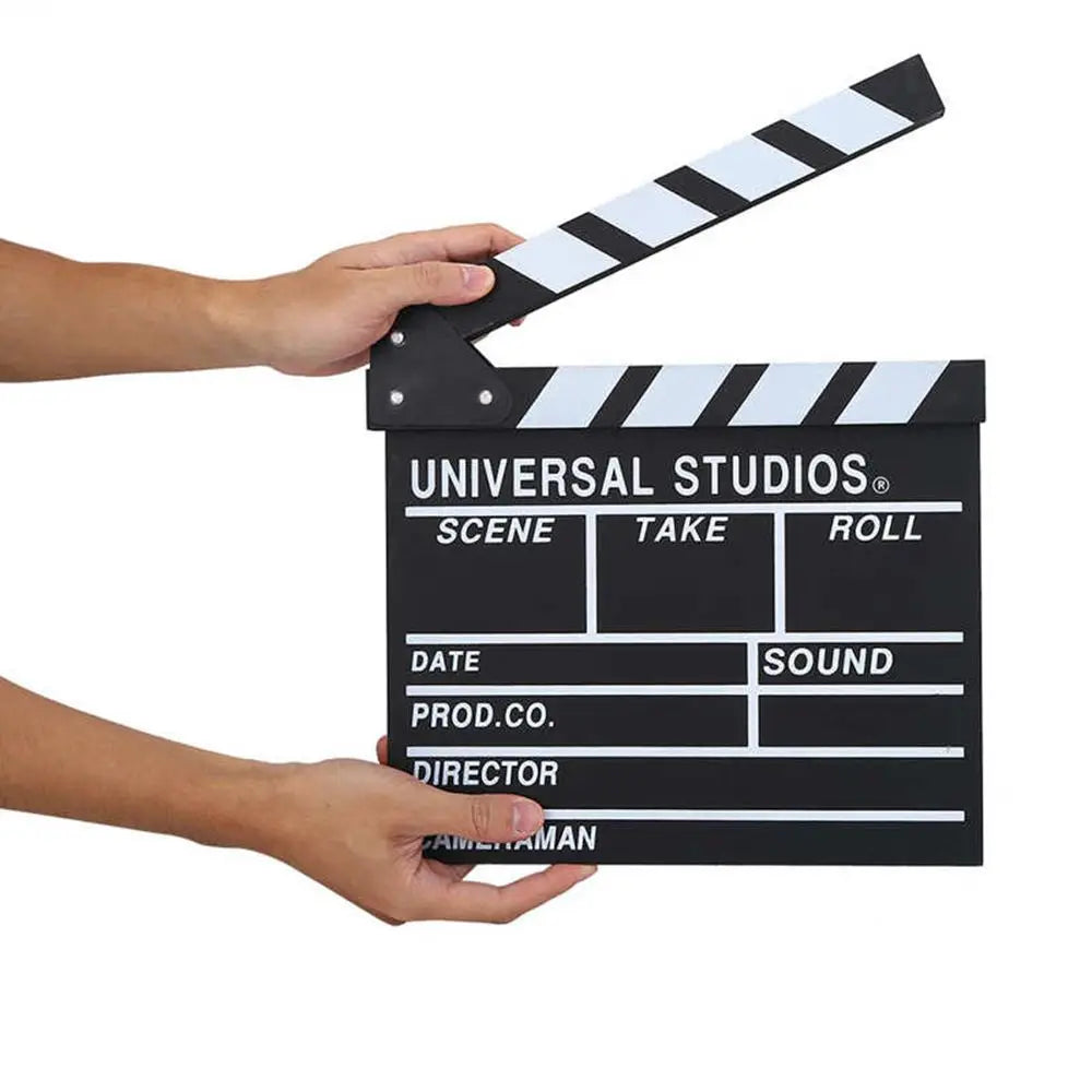 30 x 27cm Vlog Recording Director Photography Prop TV Movie Video Scene Clapperboard Clapboard Quake