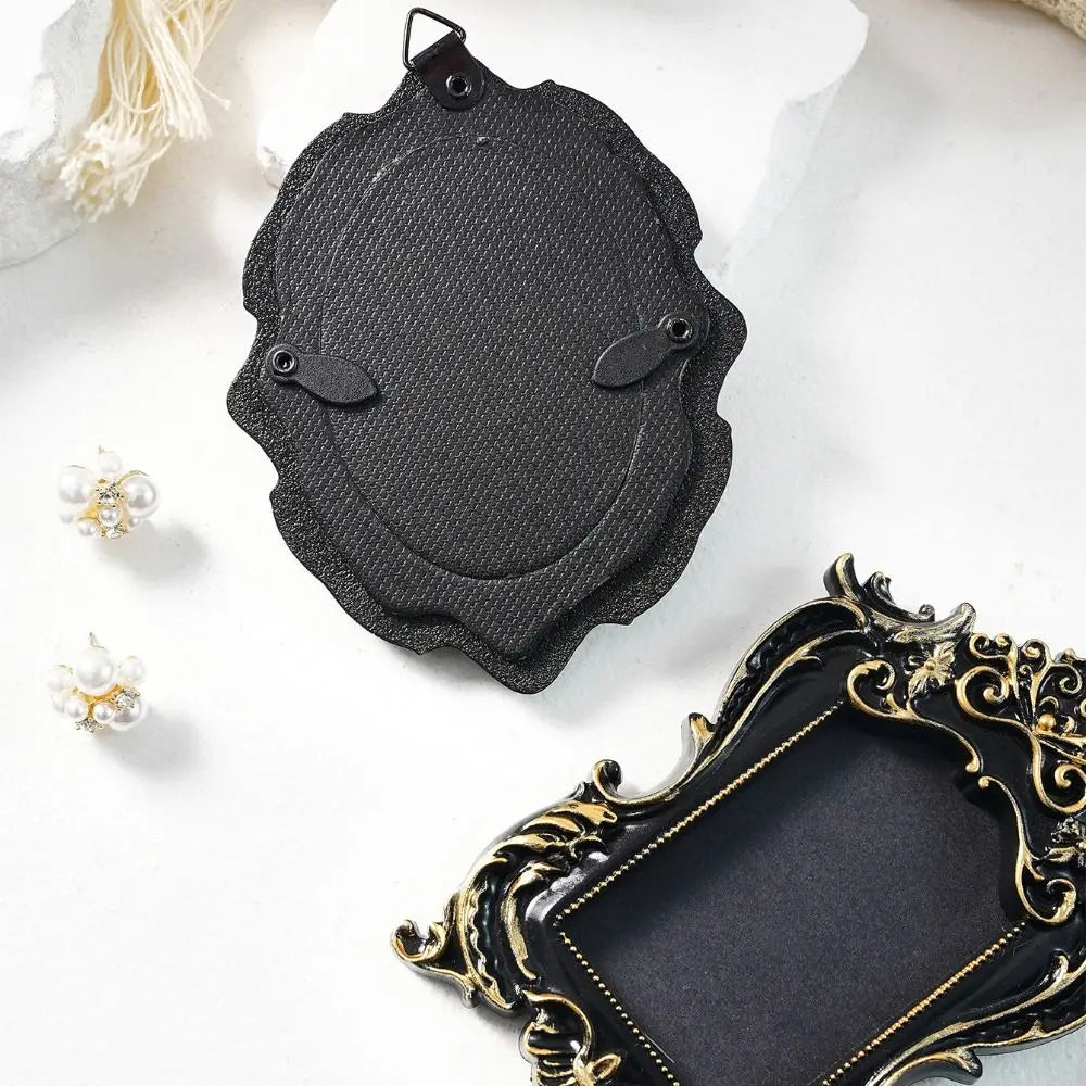 Hanging Mini Photo Frames Photographic Props Wall Space DIY Vintage Picture Frame Resin Baroque Ornate Decorative Frames Quake
