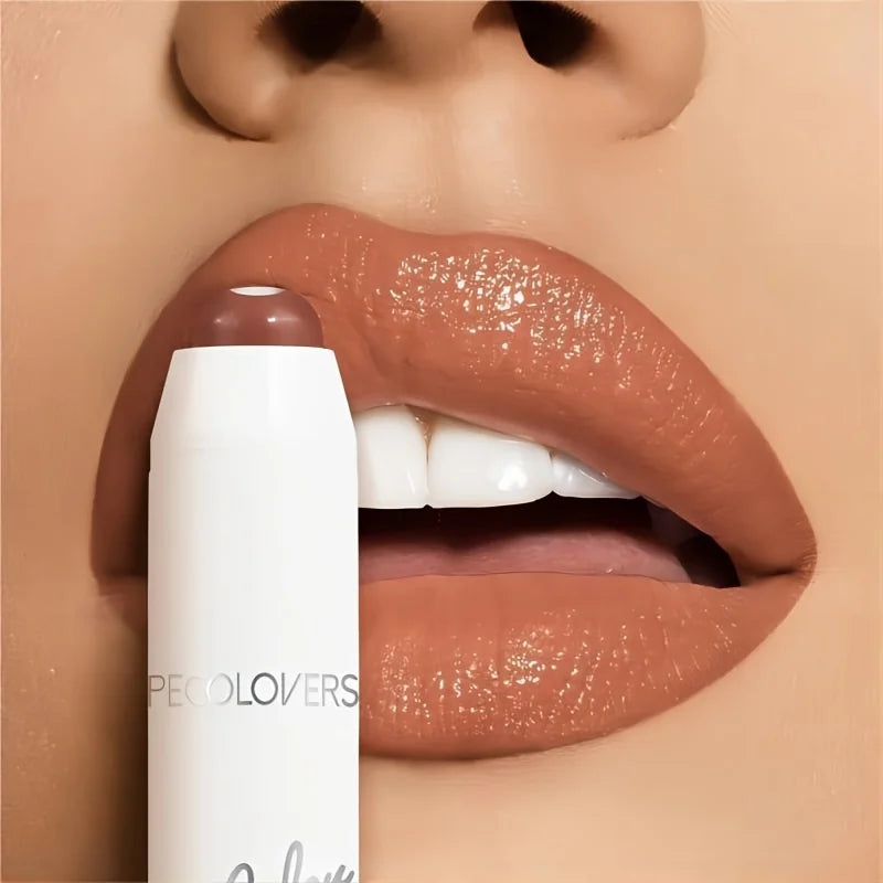 PECOLOVERS Waterproof Lipstick for Women - Long-Lasting, Moisturizing Gloss with Natural Finish, Suitable for All Skin Types Quake 03