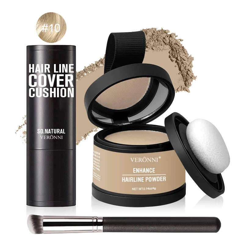 Hairline & Roots Concealer Powder Black Root Natural Instant Waterproof Hairline Shadow Concealer Coverage Repair Fill In Hair Quake 10
