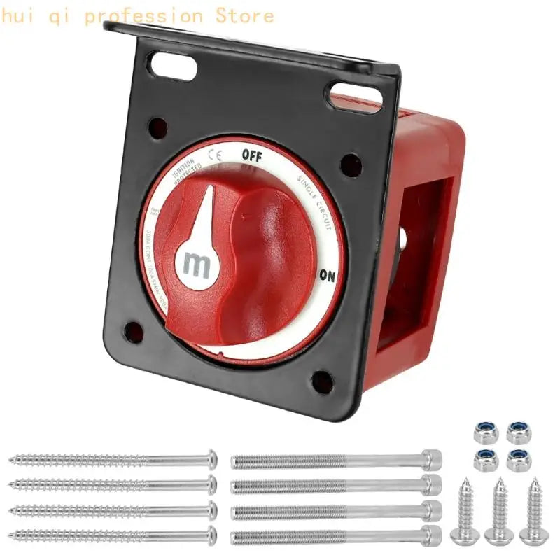 Manual Battery Disconnect Control 12-48v 300A for Motorhome and Automotive Power H8WE Quake