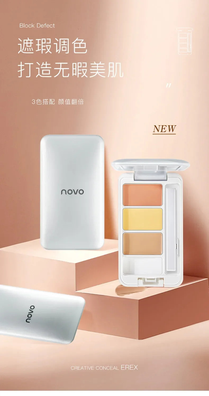 Two-Color Liquid Concealer Light Flawless Retouch Waterproof High-Gloss Makeup for Brightening Dark Circles And Acne Coverage Quake