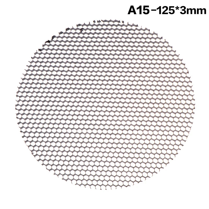 1Pcs Round Honeycomb Mesh Light Cover Black Aluminum Anti Glare Downlight Spotlight Shade Quake A15