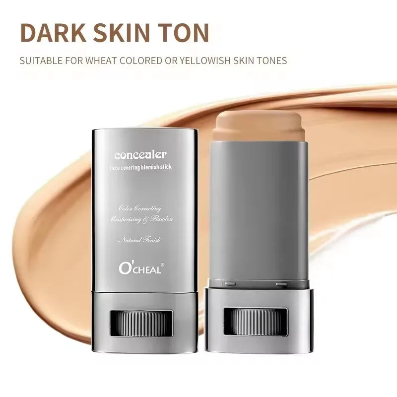 Face Foundation Contour Stick Long Lasting Waterproof Brighten Skin Concealer Pen Nose Contour Cream Contouring Beauty Makeup Quake 05DARK SKIN TON