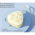 Sealed Braces Box with Mirror Invisible Orthodontic Aligner Case Portable Retainer Storage Container Travel Denture Box Quake YELLOW