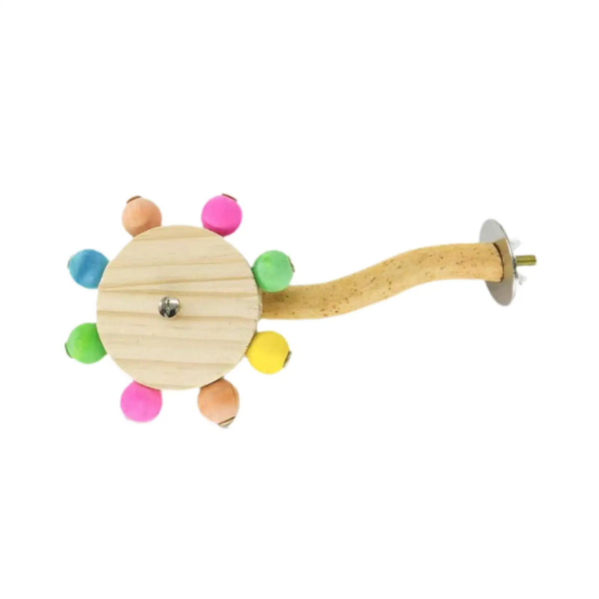 Parrot Rotating Perch Stand Physical Exercise Bird Perch Toy for Bird Cages Cockatiel Parrot Claw and Beak Finches Budgerigar Quake L