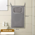 Door Hanging Laundry Basket Wall Mounted Dirty Clothes Storage Box Household Sundries Storage Bag Storage Bag Quake A4