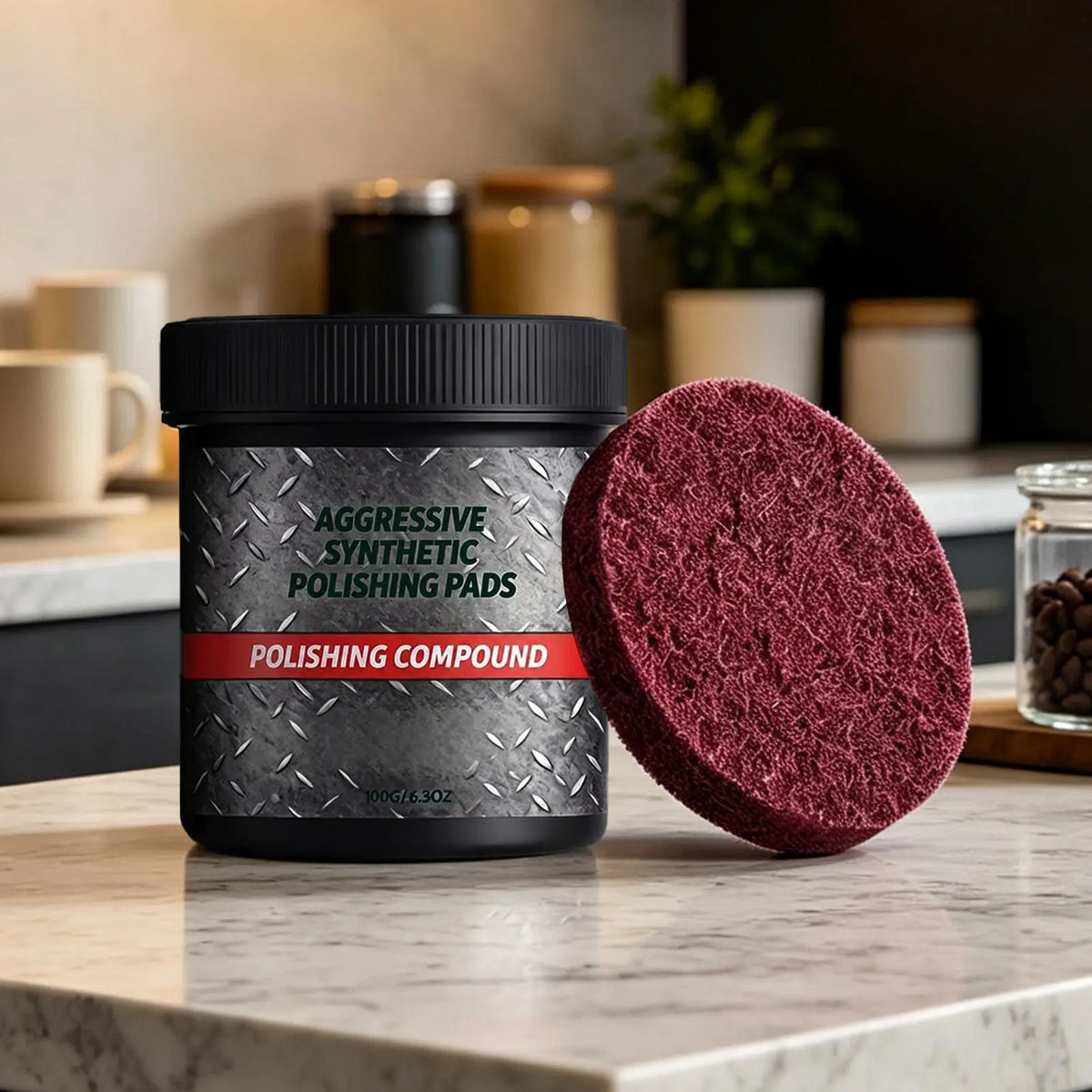Wood Wax for Furniture with Pad Cleaning Multi-Functional Shine Coating Cleaner 100g Countertop Stain Removal Wax for Home Quake