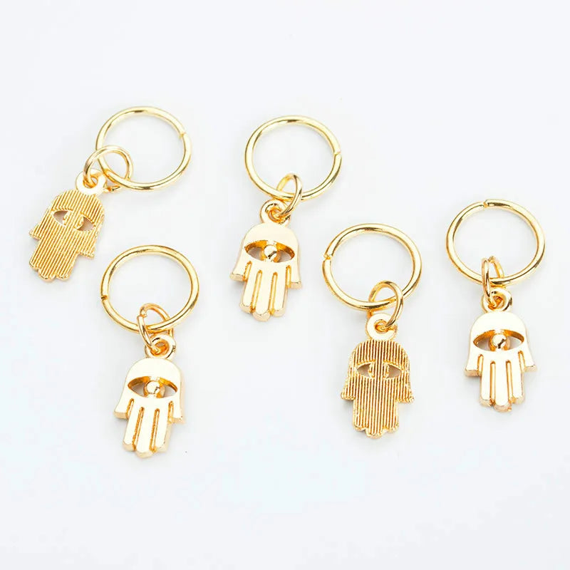 Hair Braid Rings & Pendant Beads Set – DIY Dreadlock Accessories