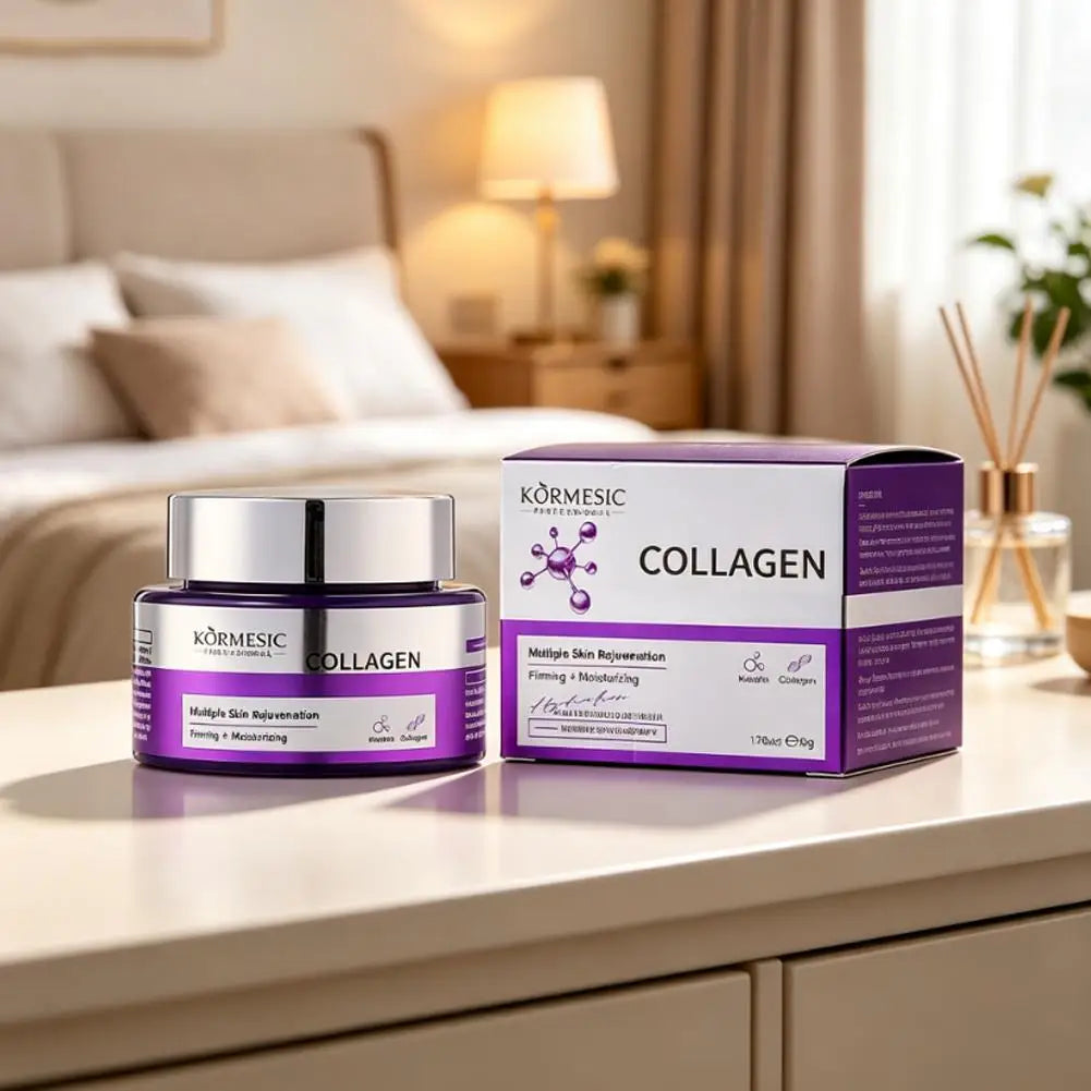 Collagen Facial Cream | Firming & Moisturizing Face Moisturizer for Skin Daily Hydration Care Quake