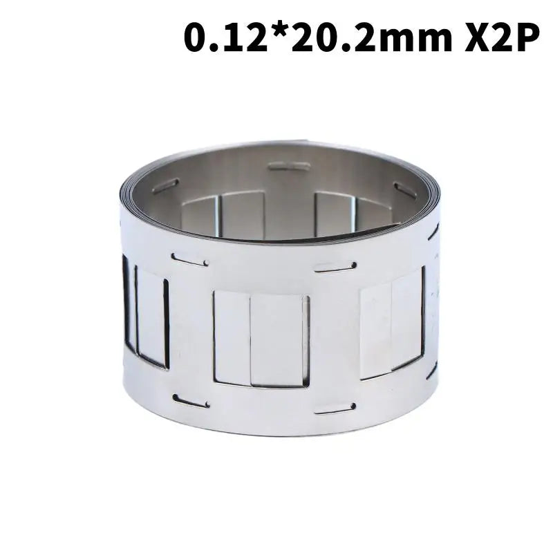 1 Roll Lithium Battery Nickel Strips 1Meter 0.15*20.2mm 2P Nickel Plated Steel Strip For 18650 Battery Pack Spot Welding Quake 0.12x20.2mm 2P