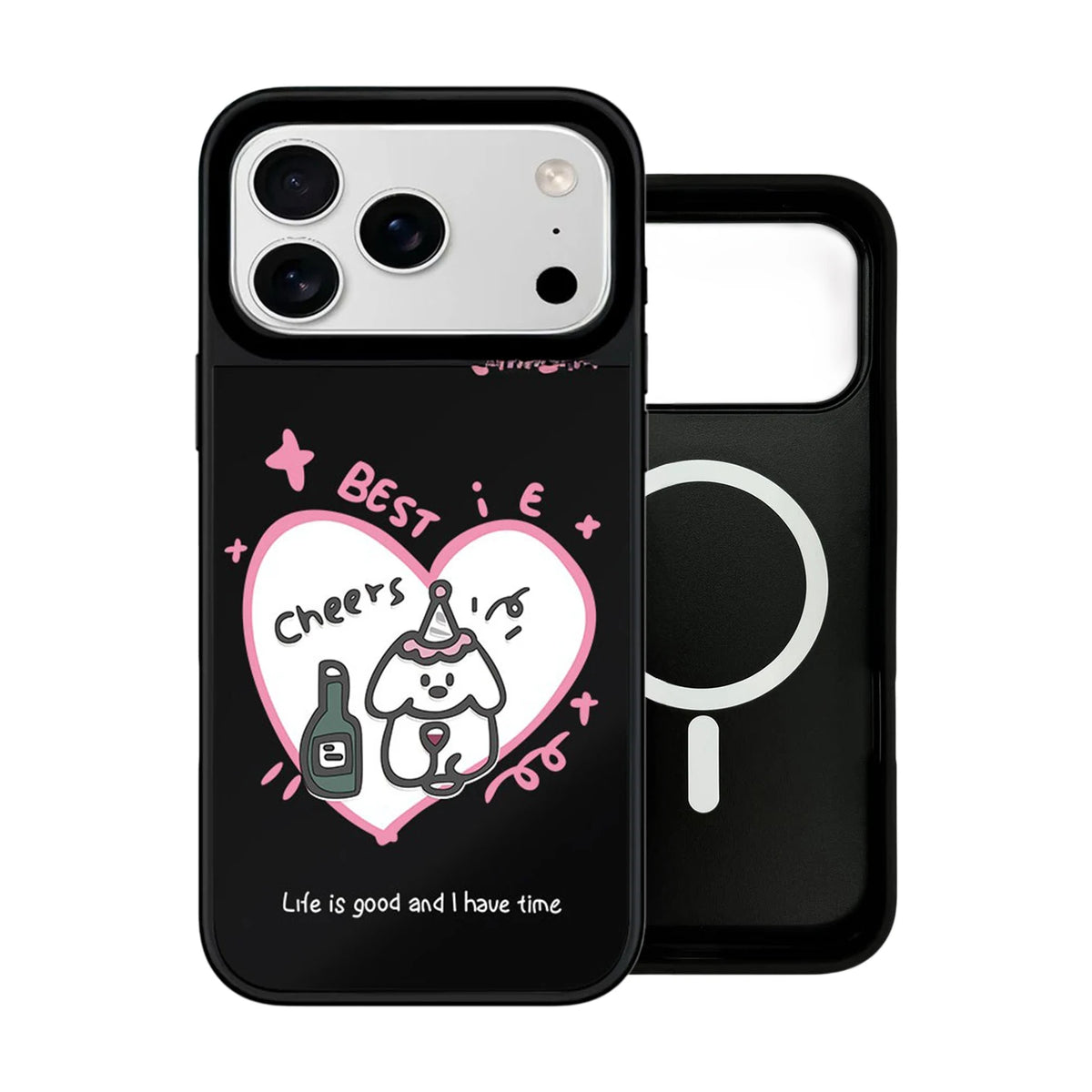 6090468 Mirror Surface Magnetic Phone Case Cover for IPhone 13 14 15 16 17 18 Pro Max Case Multicolor Quake mirror (MagSafe) iPhone 13 Pro