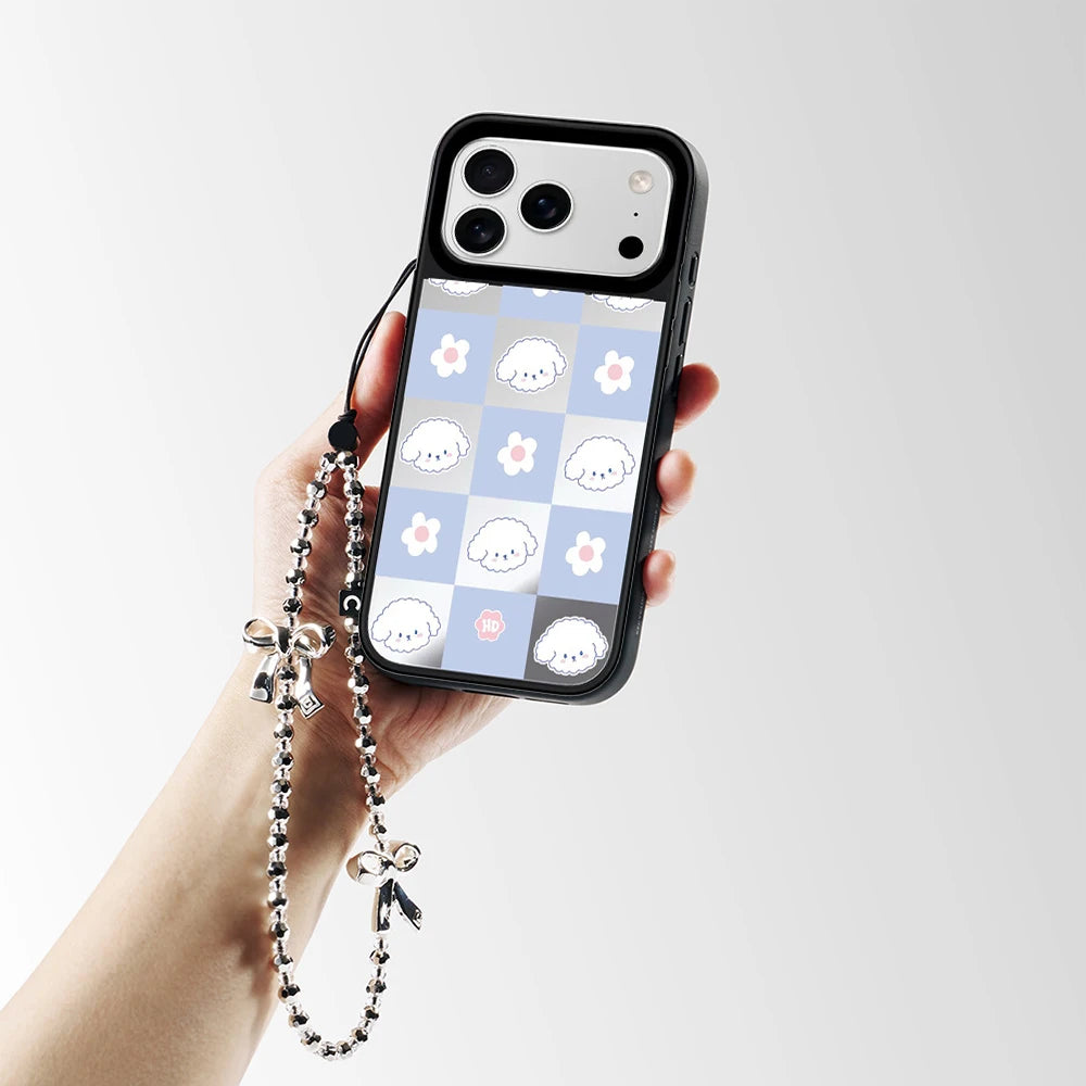 6090481 Mirror Surface Magnetic Phone Case Cover for IPhone 13 14 15 16 17 18 Pro Max Case Multicolor Quake