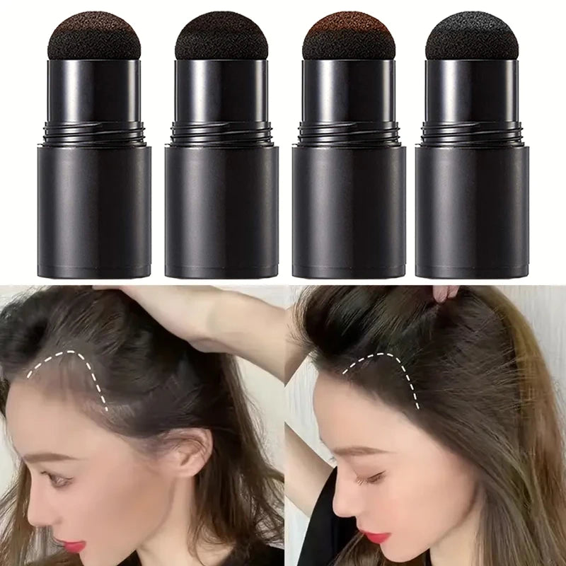 Instant Hairline Powder Fast Covering Hair Root Concealer Eyebrow and Beard Lines, and Long-lasting Wind and Sweat Resistant Quake