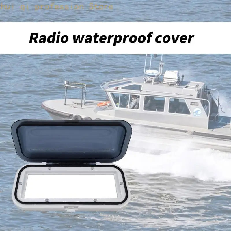 Waterproof Boat Radio Cover Enclosure UV Plastic Marine Stereo Shield H8WE Quake