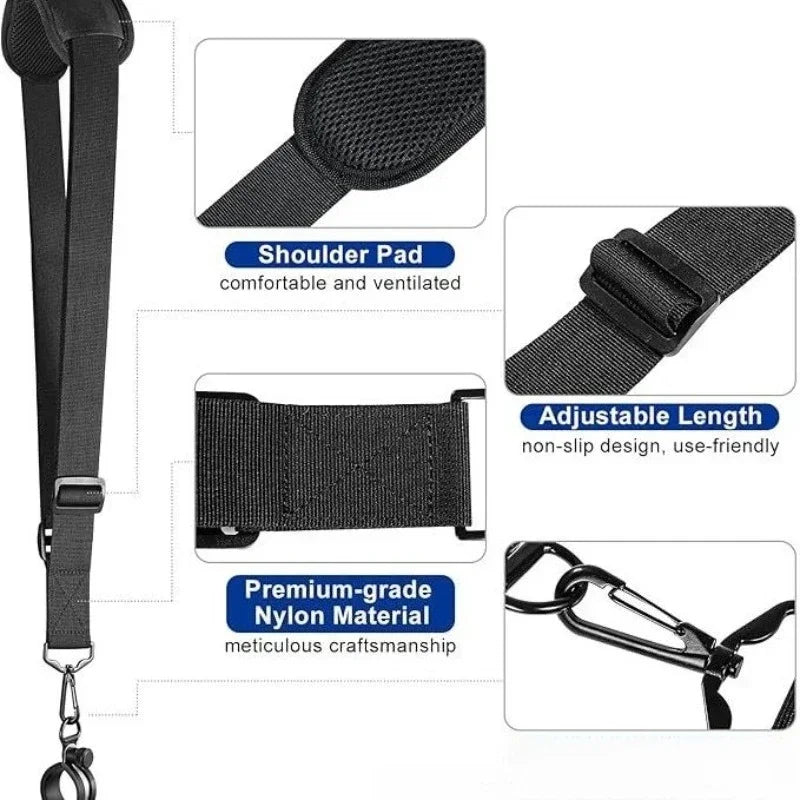 Multifunctional Shoulder Strap Kit Sturdy Anti Slip Harness for Hedge Trimmer Weeder and Leaf Blower Garden Tools Quake