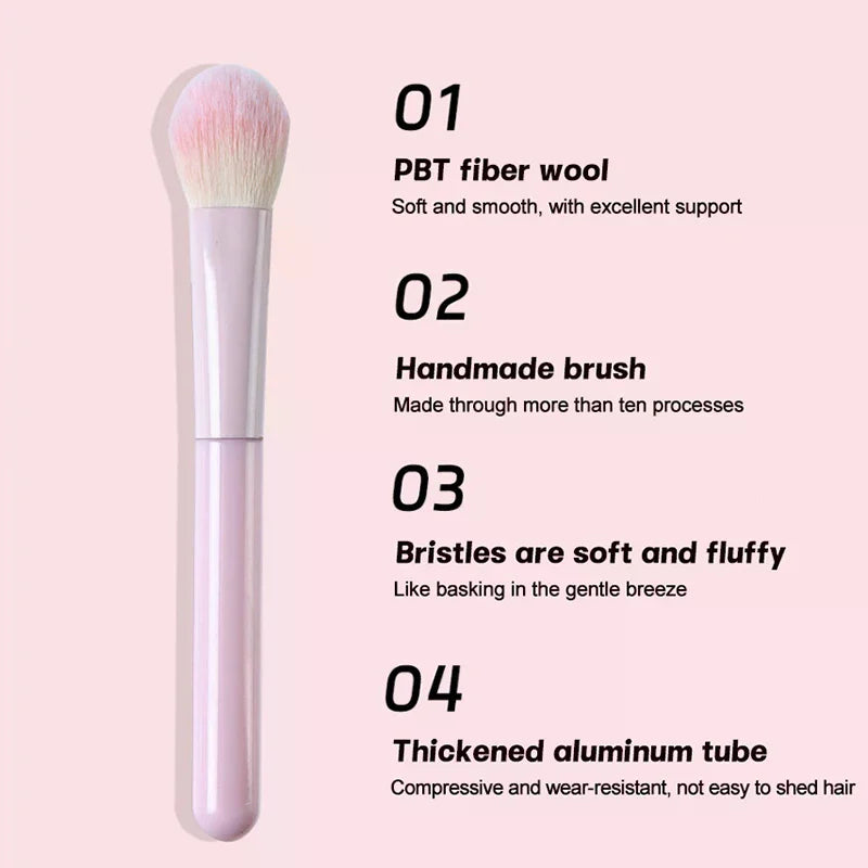 1/8 PCS Makeup Brushes Set Eye Shadow Foundation Women Cosmetic Brush Eyeshadow Blush Beauty Soft Hair Make Up Tools With Bag Quake