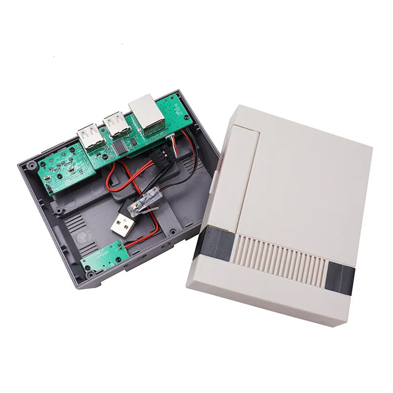 Nespi Case+Compatible with Raspberry Pi 1/2/3 Models B+Retrolag HDMI - Compatible+Compatible with Retropie Case+Fan Adapter Cabl Quake