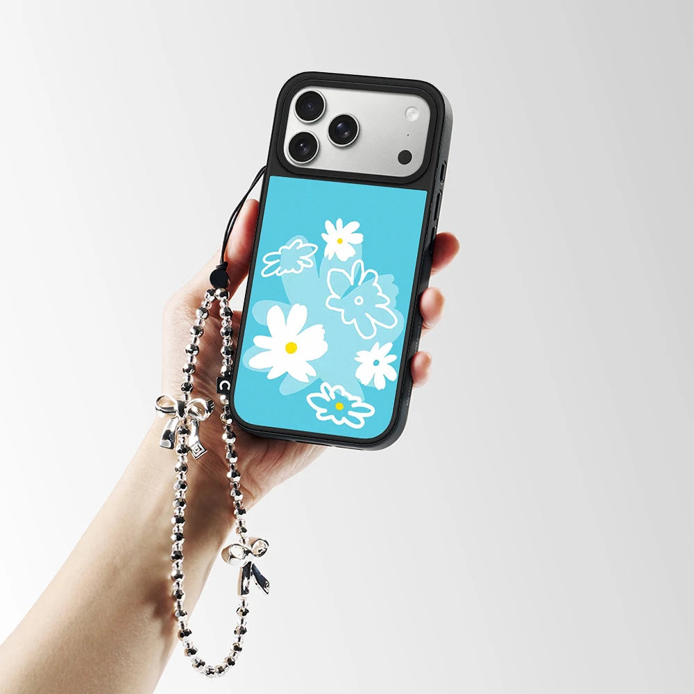 Power Multicolor Pattern Mirror Surface Magnetic Phone Case Cover for IPhone 13 14 15 16 17 18 Pro Max Case Quake