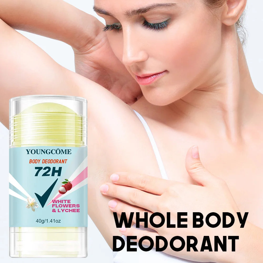  Body Deodorant 72H Anti Sweating Keep Drying Lasting Fragrance Remove Armpit Odor Underarm Refresh Sticks Fade Body Odor Quake