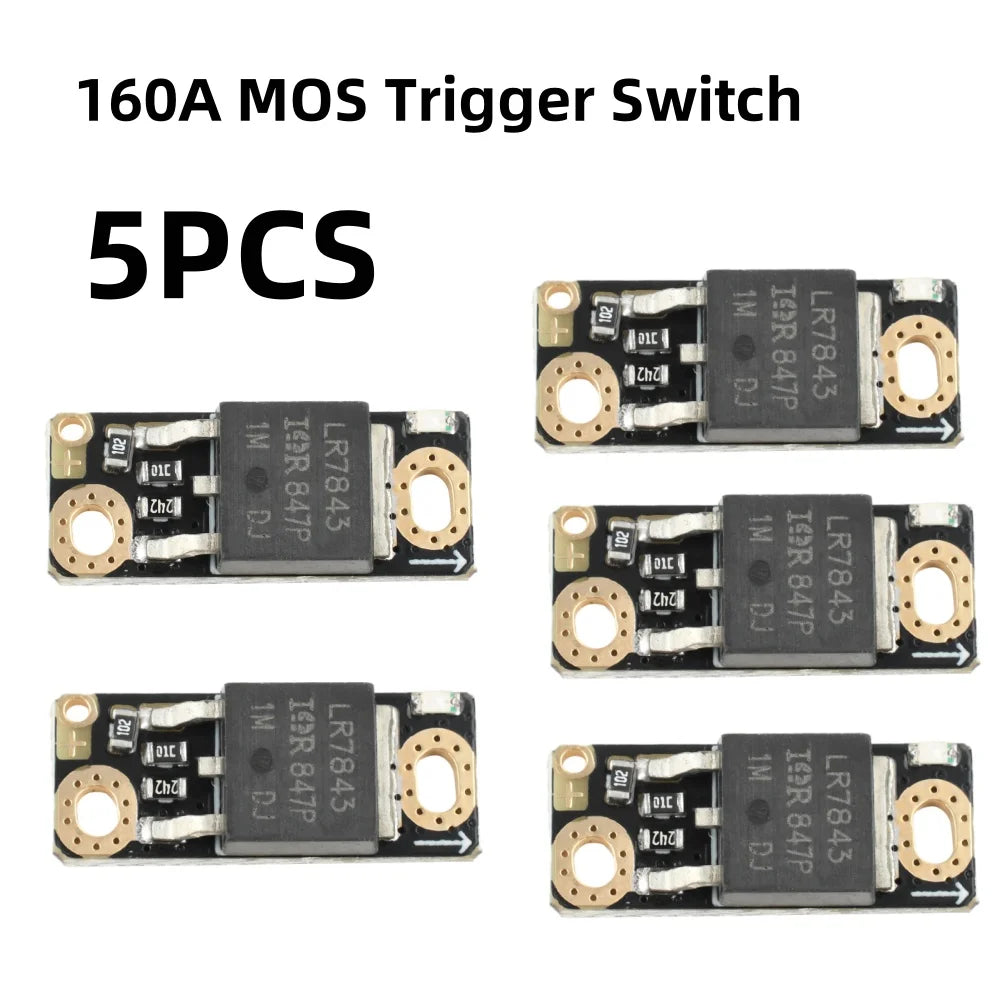 1/2/5/8PCS 160A High Power MOS Trigger Switch Drive Module Field Effect Tube PWM Regulation Electronic Switch Control Board Quake