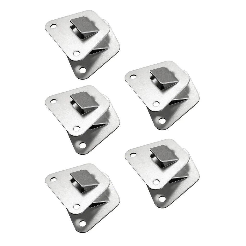 Flat Triangular Range Hood Bracket for Kitchen Vent System Heavy Duty Steel Wall Mounting Hardware Replacement Quake 10Plates5SETS