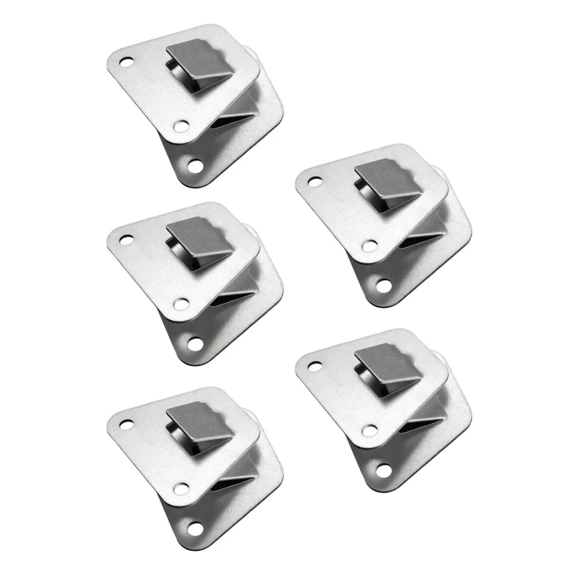 Flat Triangular Range Hood Bracket for Kitchen Vent System Heavy Duty Steel Wall Mounting Hardware Replacement Quake 10Plates5SETS