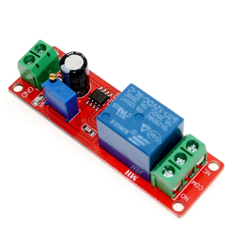 Timer Switch Adjustable NE555 Module Time Delay Relay Module DC 12V Delay Relay Shield 0~10S Quake Default Title