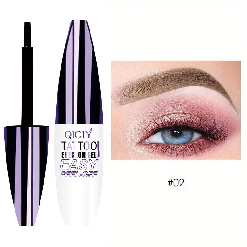 Dyeing Eye Brow Tattoo Tint Peel Off Eyebrow Eyeliner Freckles Dye Cream Waterproof Eyebrow Enhancer Gel Make Up Cosmetic Tool Quake 02
